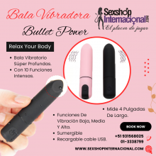 BALA VIBRADORA BULLET POWER VARIAS POTENCIAS SEXSHOP PTE PIEDRA